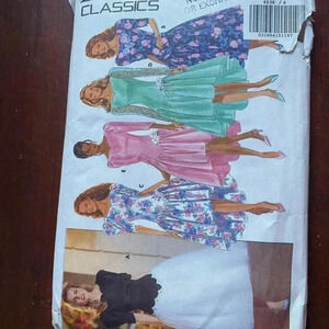 5/$25  Butterick 6536 VTG dress sew pattern size 6-10